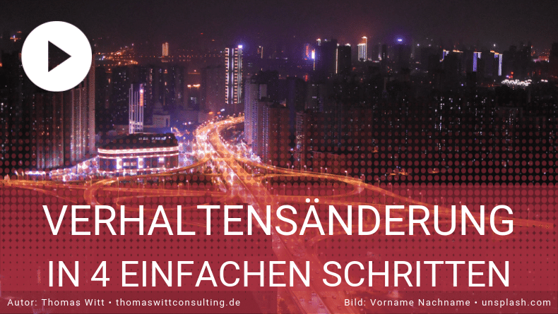 Verhaltensänderung systematisch - Möbelverkäufer trainieren Thomas Witt